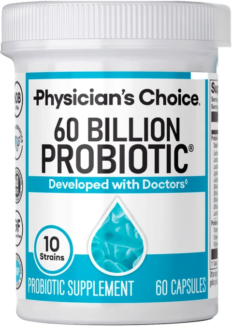 Physician's Choice 60 Billion Probiotic bottle, 60 capsules